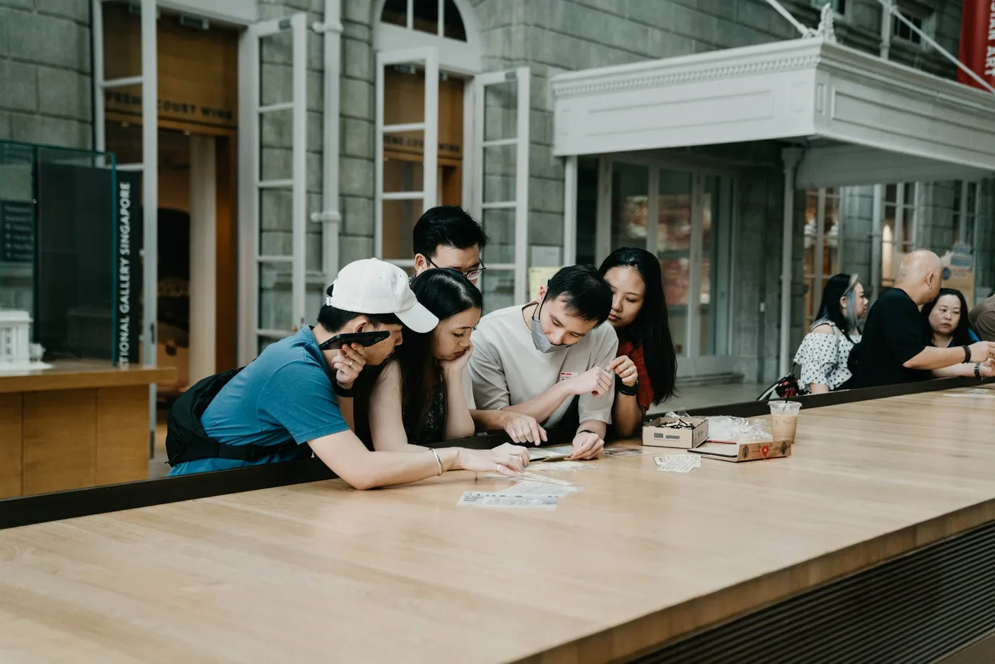 The Last Lion jigsaw game at National Gallery Singapore